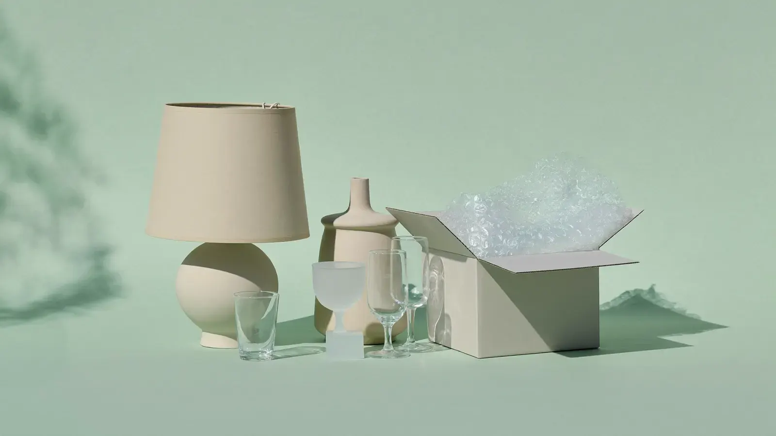 The kit for Home decor, laid out on a plain background