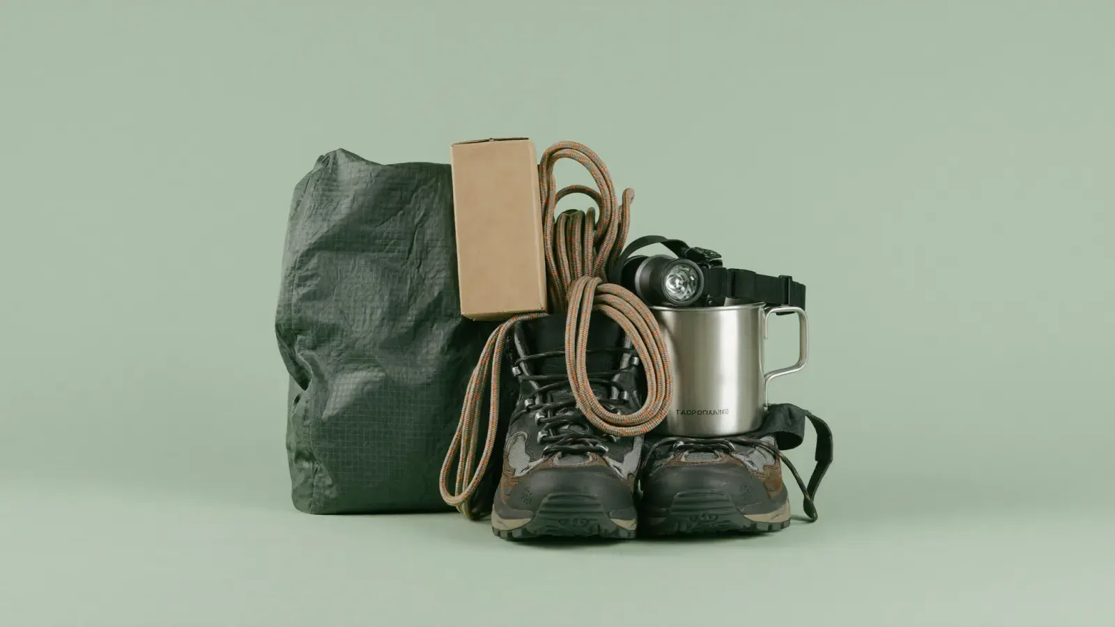 The kit for Outdoors, laid out on a plain background
