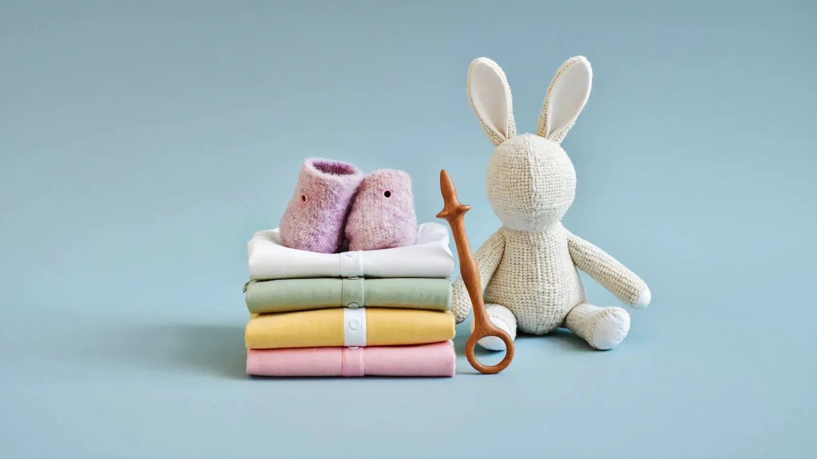 Kids' clothes bundles and baby items not to resell: the kit, photographed as a studio still life