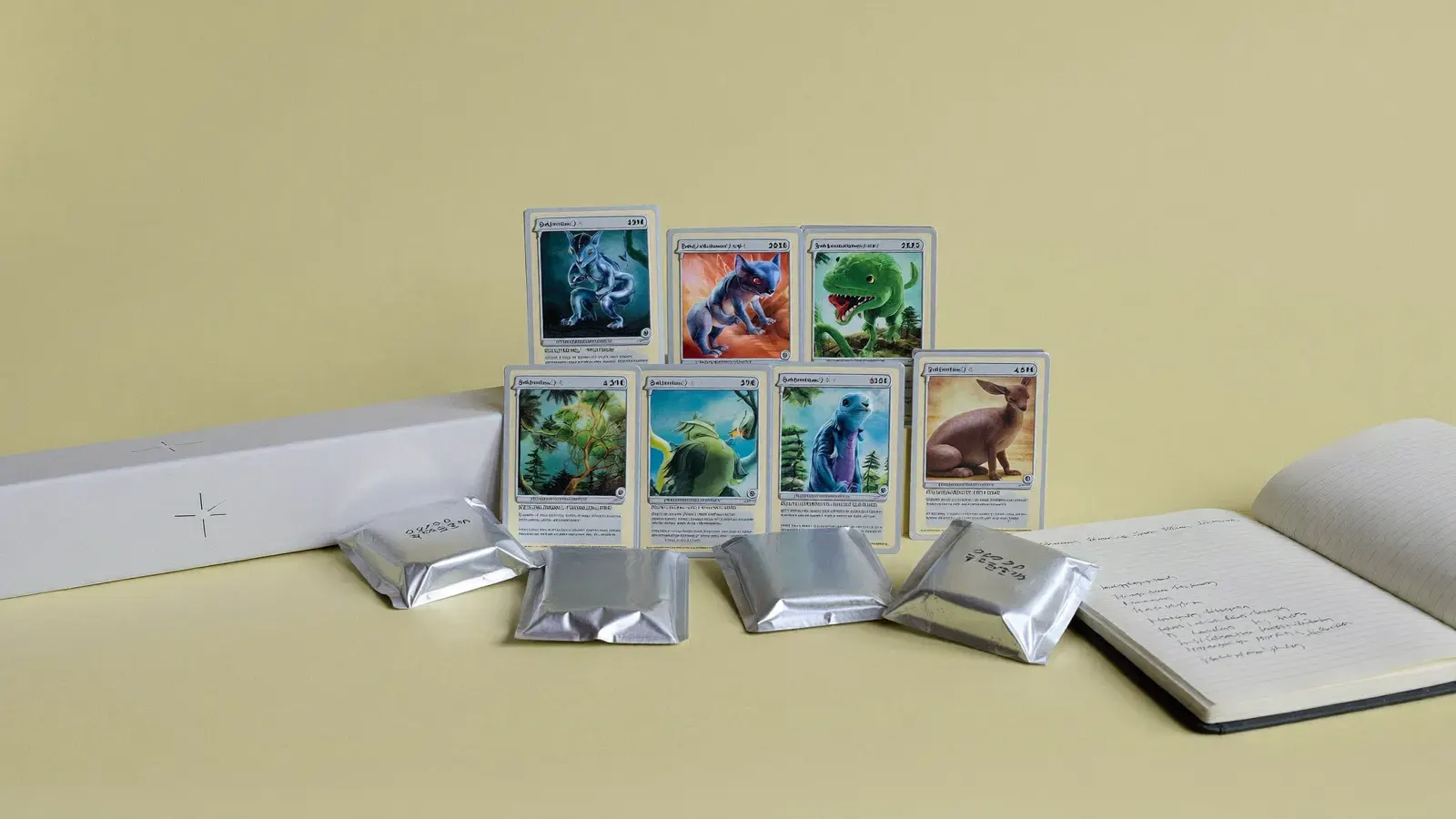 How to start a Pokémon card business in the UK: the kit, photographed as a studio still life