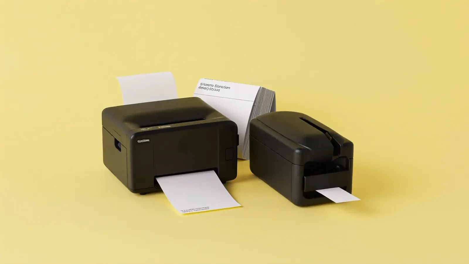 The kit for Best thermal label printer for shipping from home, laid out on a plain background
