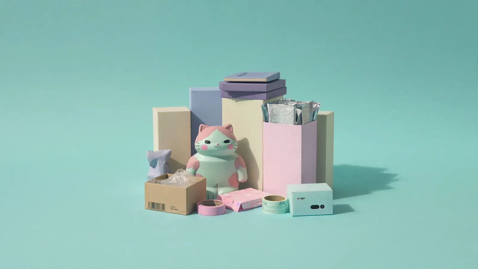 Japanese import reseller with proxy buying: the kit, photographed as a studio still life