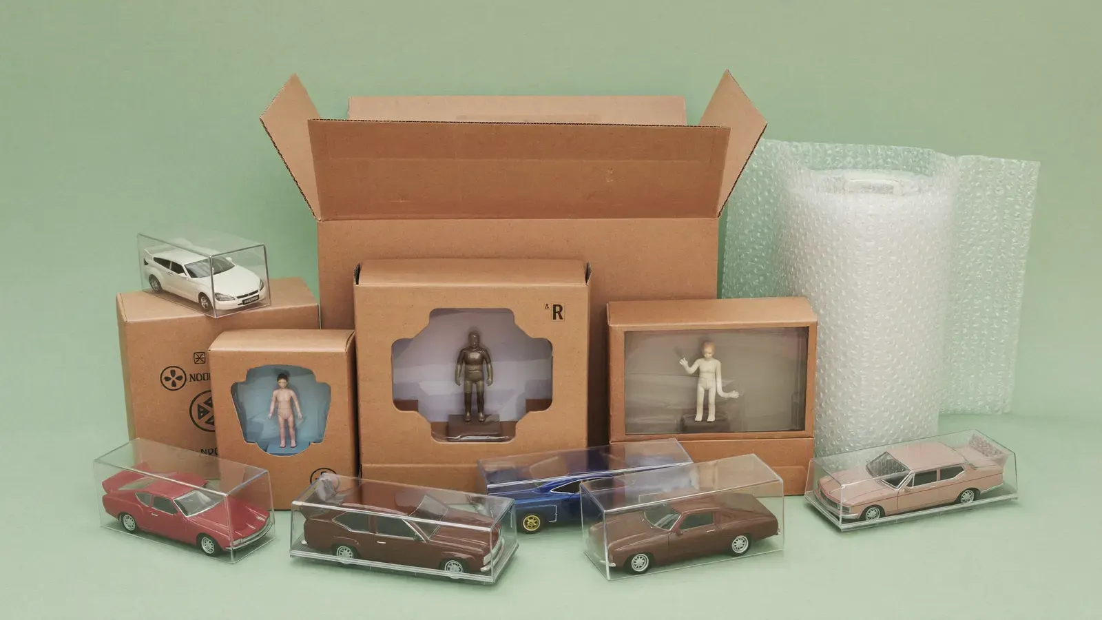 Toy and collectibles live selling setup: the kit, photographed as a studio still life
